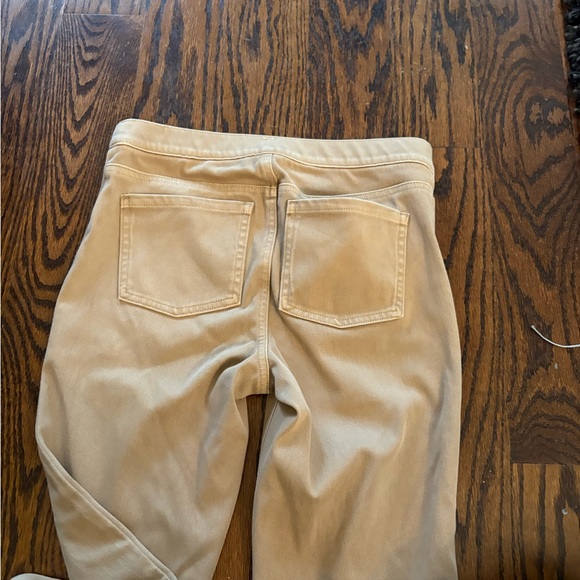 Spanx M Earthy Taupe Soft Knit Stretch Jean-Ish Ankle Skinny Leggings - Picture 6 of 8